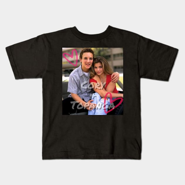 Cory and Topanga- Boy Meets World Kids T-Shirt by Kindly Wicked